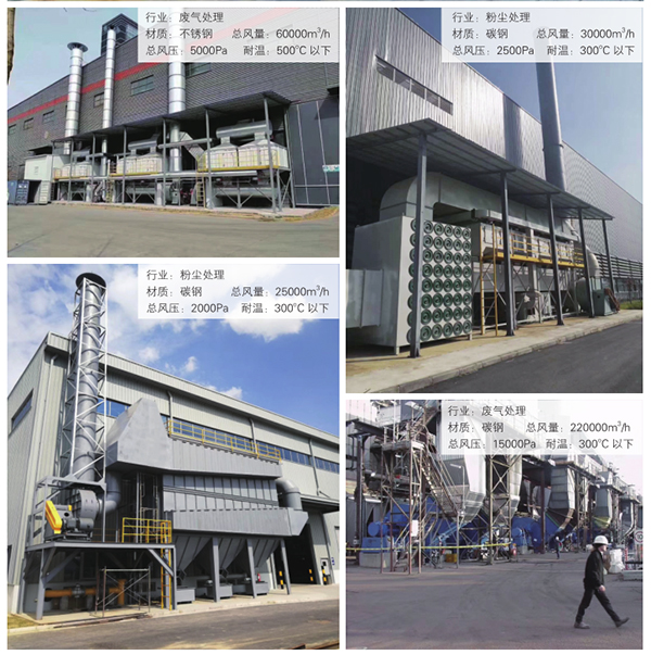 環保專用離心式風機·廢氣粉塵行業